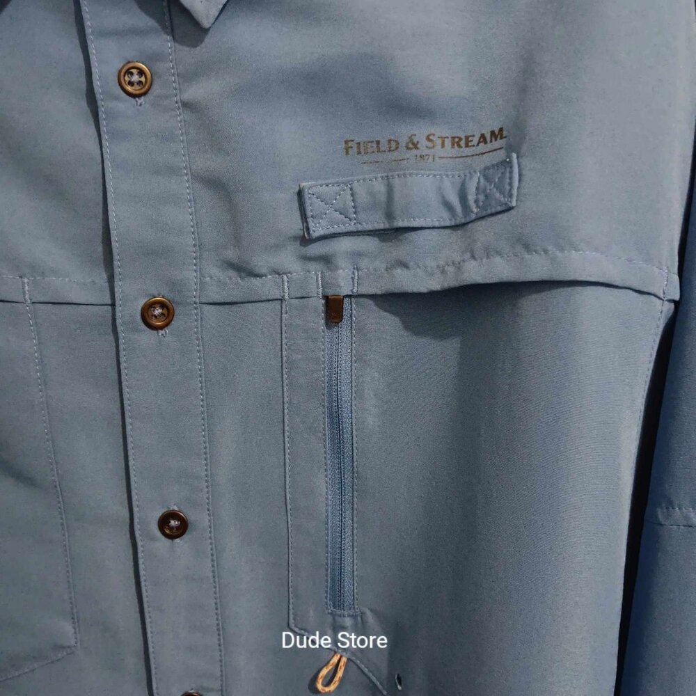 Authentic Field & Stream Long Sleeve Outdoor Shirt - Men's Size 2XL - (EUC) - Picture 2 of 5